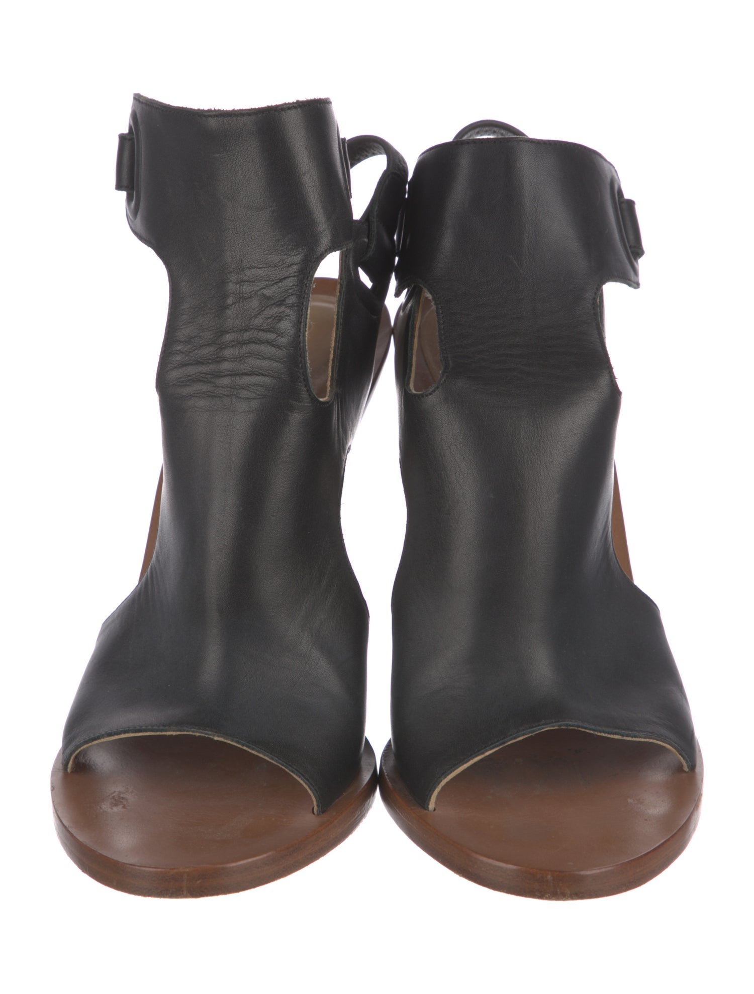 Balenciaga Leather Gladiator Sandals